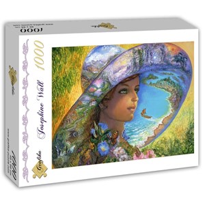 Grafika (T-00020) - Josephine Wall: "Hat of Timeless Places" - 1000 brikker puslespil