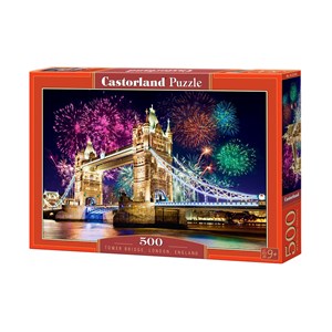 Castorland (B-52592) - "Tower Bridge, London, England" - 500 brikker puslespil