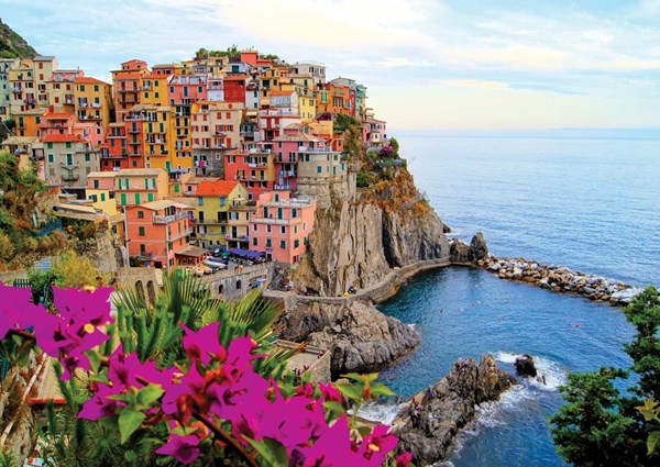 KS Games (11309) - "Village Of Manarola" - 1000 brikker puslespil