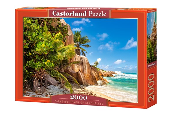 Castorland (C-200665) - "Paradise Beach of Seychelles" - 2000 brikker puslespil