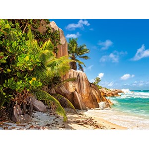 Castorland (C-200665) - "Paradise Beach of Seychelles" - 2000 brikker puslespil
