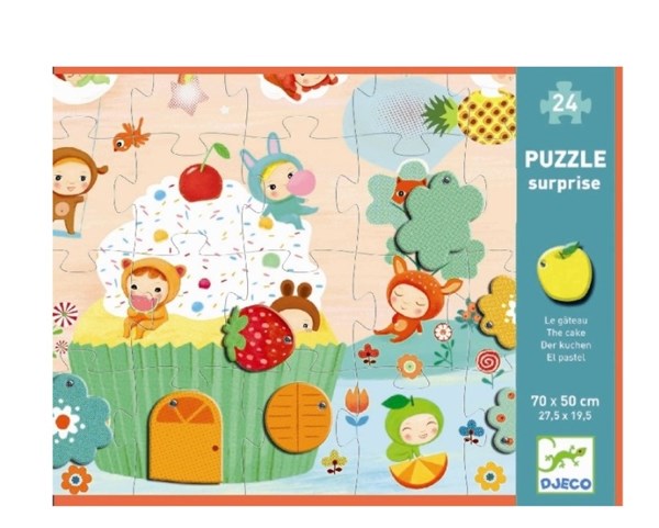 Djeco (07012) - "Surprise" - 24 brikker puslespil