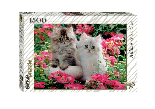 Step Puzzle (83022) - "Kittens" - 1500 brikker puslespil