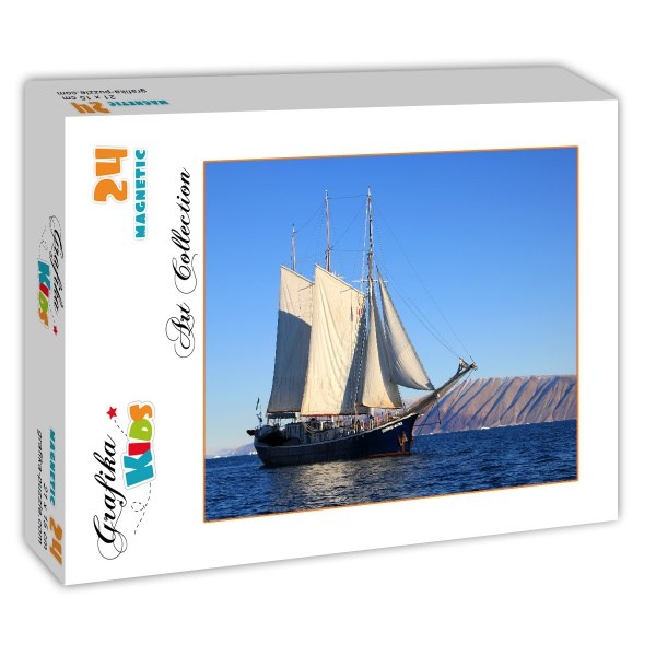 Grafika Kids (00611) - "Sailing Ship" - 24 brikker puslespil