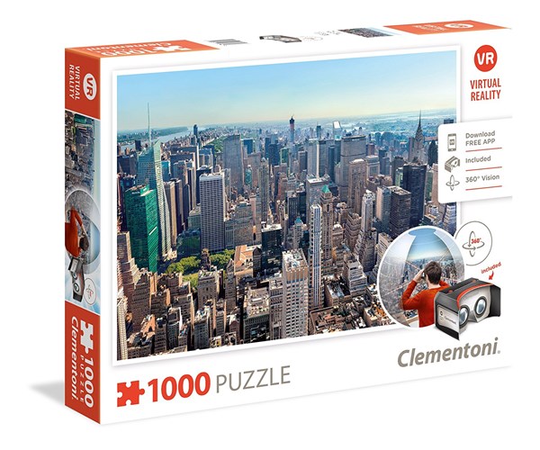 Clementoni (39401) - "New York" - 1000 brikker puslespil