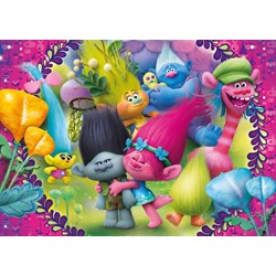 Clementoni (08422) - "Trolls" - 60 brikker puslespil
