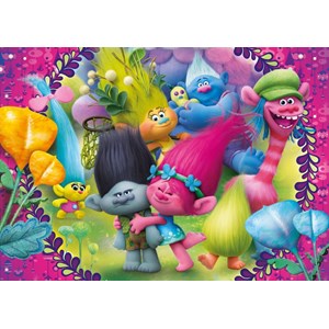 Clementoni (08422) - "Trolls" - 60 brikker puslespil