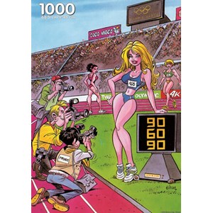 PuzzelMan (049) - "Racing" - 1000 brikker puslespil