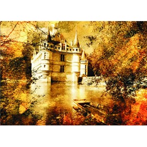 Gold Puzzle (60188) - "Azay le Rideau Castle" - 500 brikker puslespil