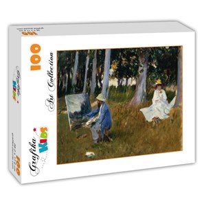 Grafika Kids (00103) - John Singer Sargent: "Claude Monet by John Singer Sargent, 1885" - 100 brikker puslespil