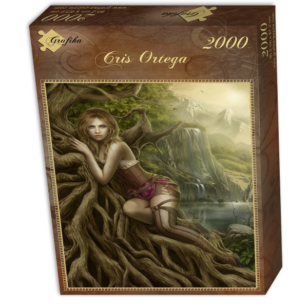 Grafika (00971) - Cris Ortega: "The Mountains of Silence" - 2000 brikker puslespil