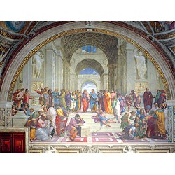 Ravensburger (16669) - Raphael: "The School of Athens" - 2000 brikker puslespil