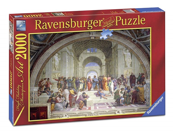 Ravensburger (16669) - Raphael: "The School of Athens" - 2000 brikker puslespil