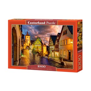 Castorland (C-103461) - "Rothenburg at Night" - 1000 brikker puslespil