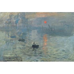 Grafika Kids (00089) - Claude Monet: "Impression au Soleil Levant, 1872" - 100 brikker puslespil