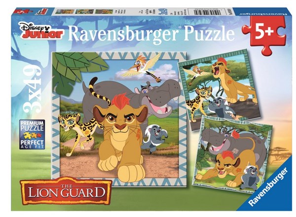Ravensburger (09348) - "The Lion Guard" - 49 brikker puslespil