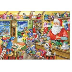 The House of Puzzles (1950) - "Santa's Workshop" - 1000 brikker puslespil