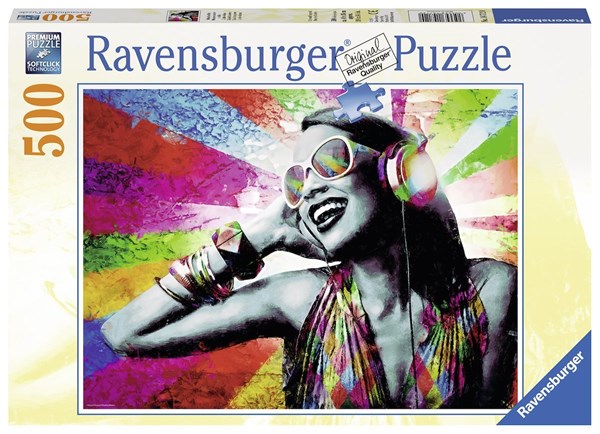 Ravensburger (14712) - "Music in the Ear" - 500 brikker puslespil