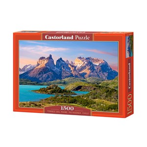 Castorland (C-150953) - "Torres del Paine National Park in Patagonia, Chile" - 1500 brikker puslespil