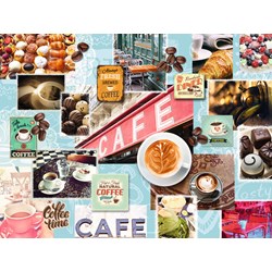 Ravensburger (16346) - "Coffee and Dessert" - 1500 brikker puslespil