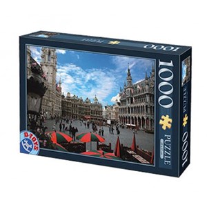 D-Toys (64288-FP01) - "Brussels, Belgien" - 1000 brikker puslespil