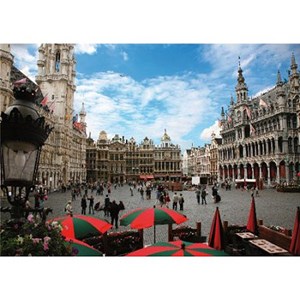 D-Toys (64288-FP01) - "Brussels, Belgien" - 1000 brikker puslespil