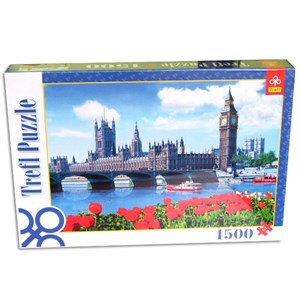 Trefl (26104) - "Parliament, London" - 1500 brikker puslespil