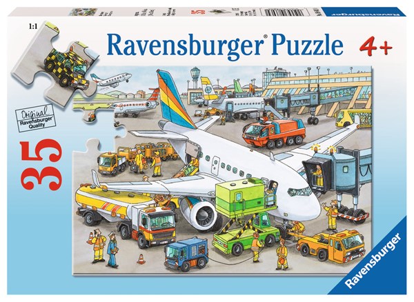 Ravensburger (08603) - "Airport Activities" - 35 brikker puslespil