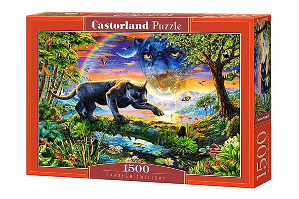 Castorland (C-151356) - "Panther Twilight" - 1500 brikker puslespil