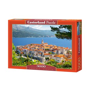 Castorland (C-300266) - "Croatia, Korcula" - 3000 brikker puslespil
