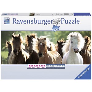 Ravensburger (15091) - "Wild Heste" - 1000 brikker puslespil