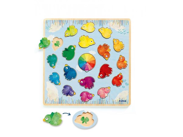 Djeco (01807) - "Ludicolori" - 19 brikker puslespil