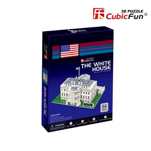 Cubic Fun (C060H) - "Washington, The White House" - 65 brikker puslespil