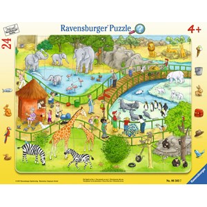Ravensburger (06583) - "Zoo" - 24 brikker puslespil