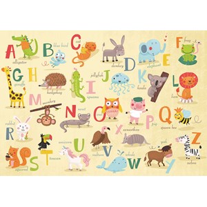 Ravensburger (08761) - "A-Z Animals" - 35 brikker puslespil