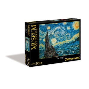 Clementoni (30314) - Vincent van Gogh: "Stjernenatten" - 500 brikker puslespil