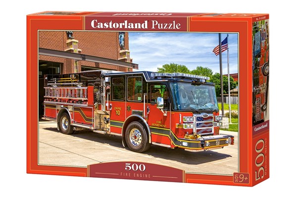 Castorland (B-52660) - "Fire Engine" - 500 brikker puslespil