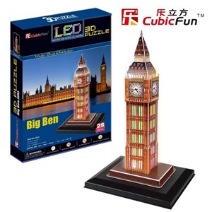 Cubic Fun (L501H) - "Big Ben" - 28 brikker puslespil