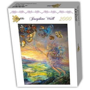 Grafika (T-00193) - Josephine Wall: "Up and Away" - 2000 brikker puslespil