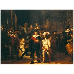Ravensburger (16205) - Rembrandt: "The Night Watch" - 1500 brikker puslespil