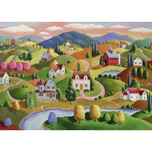 Ravensburger (13583) - Steve Klein: "Rolling Hills" - 300 brikker puslespil