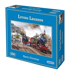 Gibsons (G3034) - "Legendary Locomotives" - 500 brikker puslespil