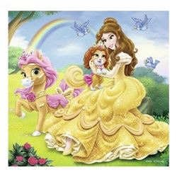 Ravensburger (09346) - "Belle, Cinderella And Raiponce" - 49 brikker puslespil