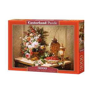 Castorland (C-300488) - "Tulips and Other Flowers" - 3000 brikker puslespil