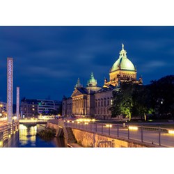 Grafika (02389) - "Bundesverwaltungsgericht, Leipzig, Germany" - 1000 brikker puslespil