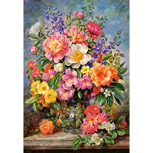 Castorland (C-103904) - "June Flowers in Radiance" - 1000 brikker puslespil
