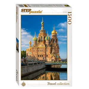 Step Puzzle (83055) - "Church of the Savior on Blood" - 1500 brikker puslespil