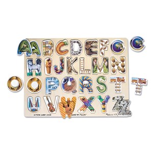Melissa and Doug (83) - "Alphabet Art" - 26 brikker puslespil