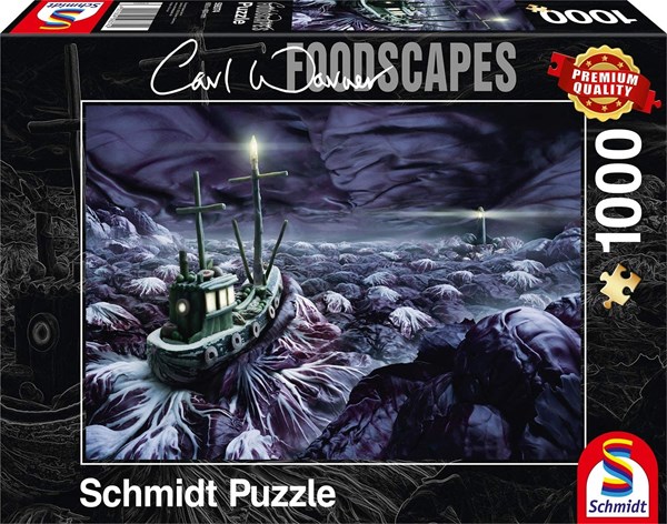 Schmidt Spiele (59374) - Carl Warner: "Stormy Sea" - 1000 brikker puslespil