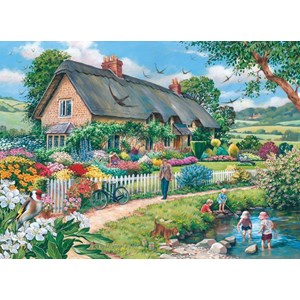 The House of Puzzles (3343) - "Lazy Days" - 500 brikker puslespil
